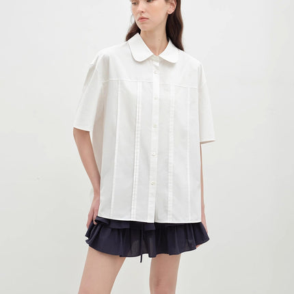 "Sea Salt & Sugar" cotton short-sleeved shirt