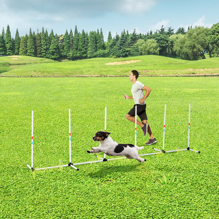 Sturdy Dog Weaves Poles Pet Speed and Agility Equipment Dogs Obstacle