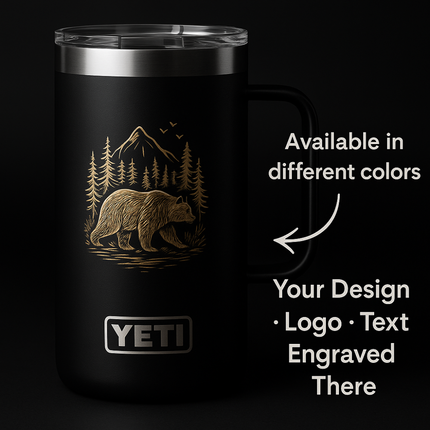 24 oz YETI Insulated Tumbler Travel Mug Multiple Colors & Custom