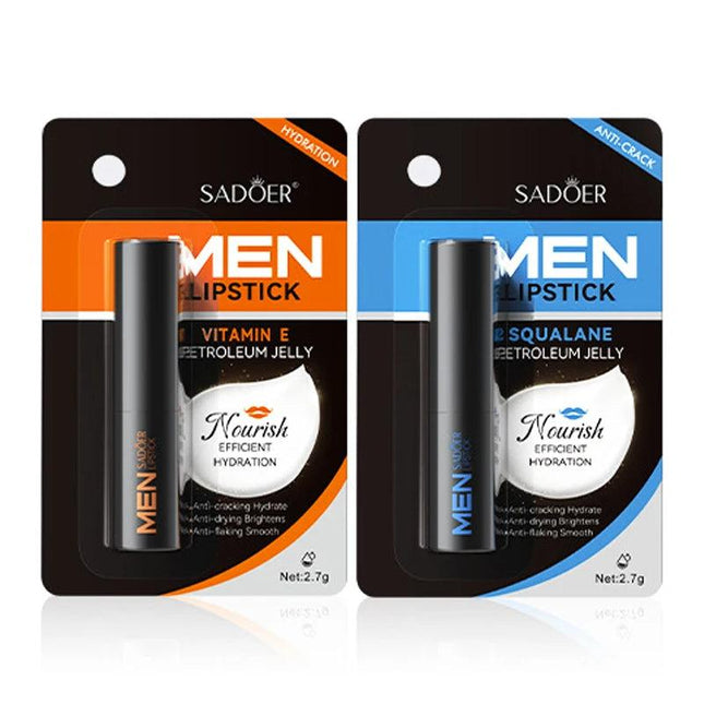 SADOER Men's Lip Balm Moisturizing Anti Cracking Repair Nourishing