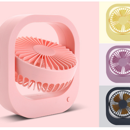 USB Desk Fan Portable Desktop Table Fan With 2 Speed