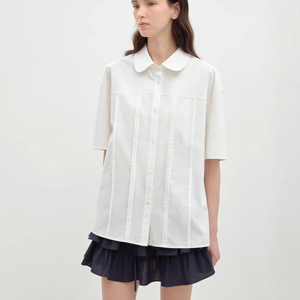 "Sea Salt & Sugar" cotton short-sleeved shirt