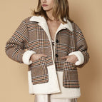 L / Rust Houndstooth