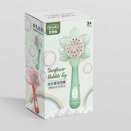 Portable Bubble Sunflower Shape Bubble Machine Toy