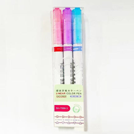 Net Celebrity Creative Curve Pen Roller Outline Pen Student Hand
