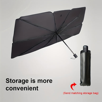 UPF50-Sunshade-UPF50- Compact Roll-Up Sunshade For Front Window - Heat