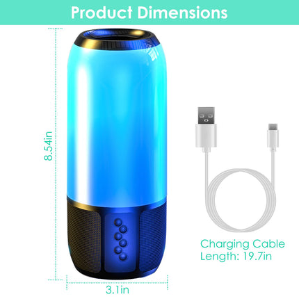 1Pc Wireless Portable Speaker Loud Stereo Speaker With 6 Color