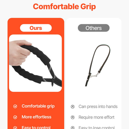 Rope Dog Leash, 6ft Heavy Duty Dog Leash With Comfortable Padded