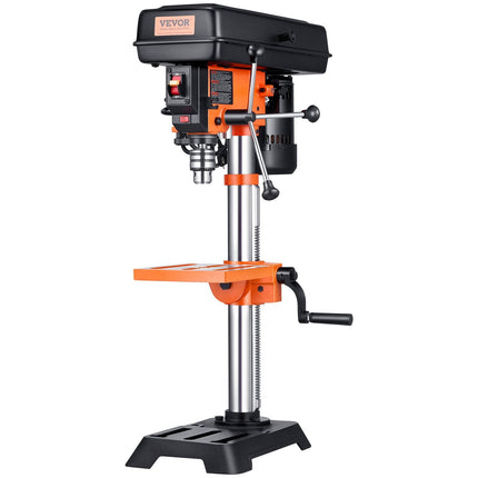 10'' 5-Speed Benchtop Drill Press Cast Iron Drill Press 3.2A