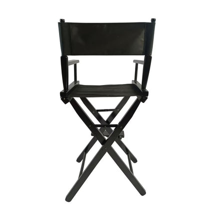 Casual Home Director's Chair, Black Frame Black Canvas,Suitable For