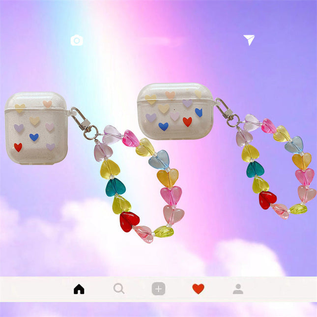 Color Love Chain Earphone Protective Case