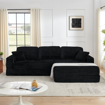 Right Sofa Seat,L Shape Modular Sectional Sofa, Compressed Sectional