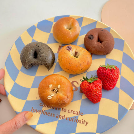 3 - Pack Whimsical Bamboo Fiber Plates