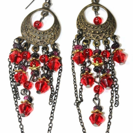 Gypsy Style Chandelier Earrings