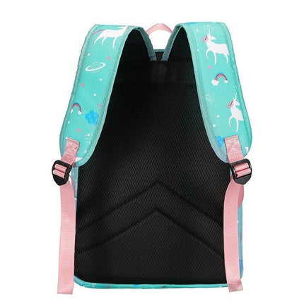 Breathable Three-Piece Fashion Student Backpack