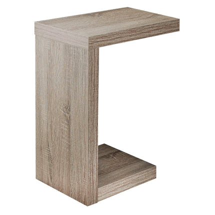 11.5" x 18" x 24" White Hollow Core Particle Board  Accent Table