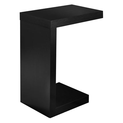 11.5" x 18" x 24" White Hollow Core Particle Board  Accent Table