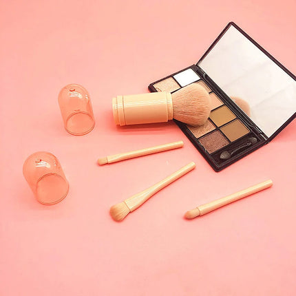 4in1 Portable Makeup Brush Set Beauty Brush