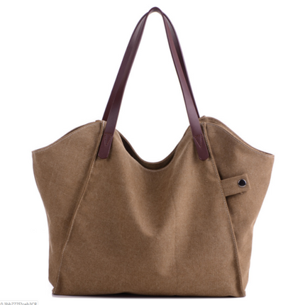 Large-capacity Canvas Shoulder Bag For Women