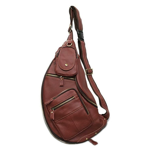 Solid Color Anti-theft Chest Bag For Men