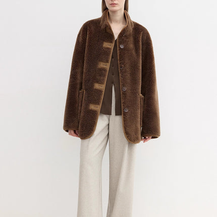 "Leisure Moments" classic low-waisted loose casual straight pants