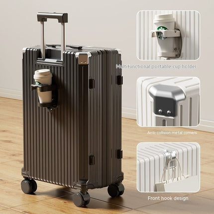 Luggage Women's Luggage Internet Men's Password Trolley Case Genuine