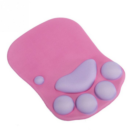 Comfortable Office Desk Cat Paw Wrist Support Mouse Pad
