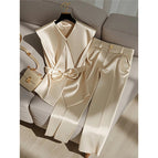 S / Champagne Top Pants