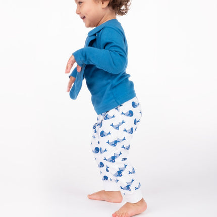 Boo Boo Harem Pants - Blue Whale