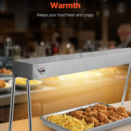 Commercial Food Heat Lamp 750W Electric Food Warmer For Restaurant &