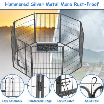 Dog Pens Outdoor Dog Fence Dog Playpen For Large Dogs Dog Kennel Pet