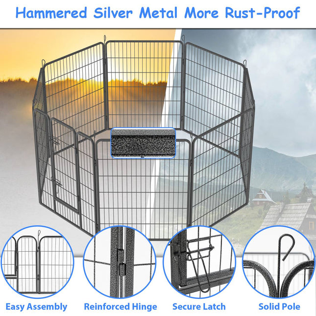 Dog Pens Outdoor Dog Fence Dog Playpen For Large Dogs Dog Kennel Pet