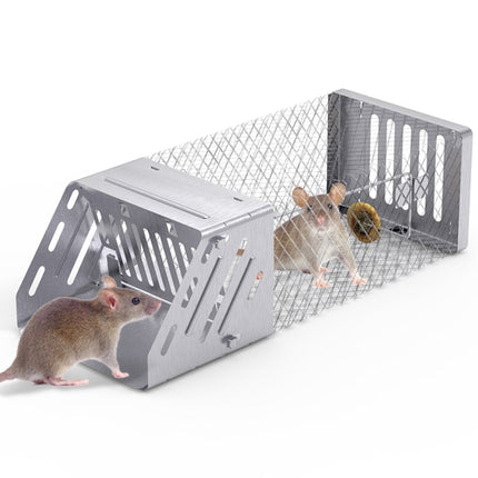 1Pc Automatic Continuous Rat Trap Single Door Mouse Cage Humane Live