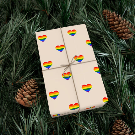 Pride Heart Wrapping Paper | Pride