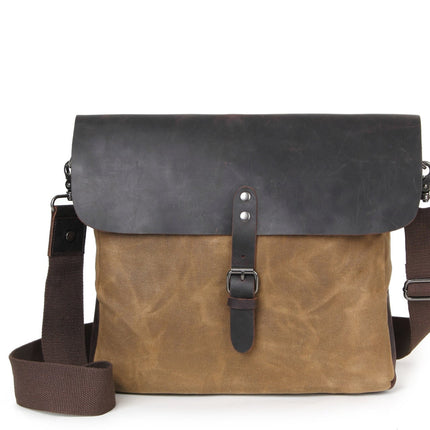 Casual Retro Wax Cloth Canvas Messenger Bag