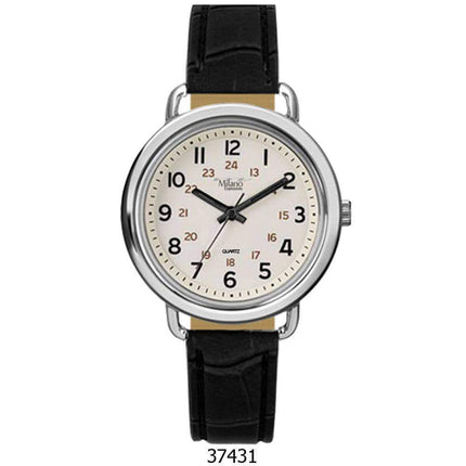 3743 - Faux Leather Band Watch