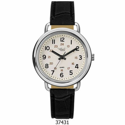 3743 - Faux Leather Band Watch