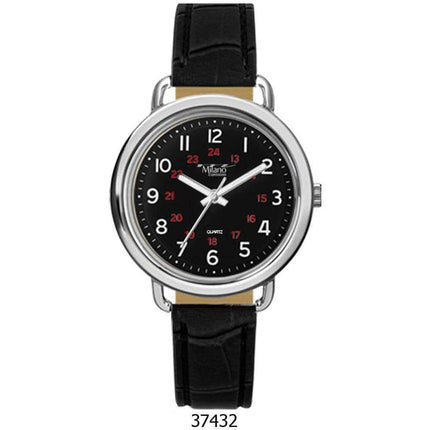 3743 - Faux Leather Band Watch