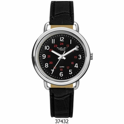 3743 - Faux Leather Band Watch