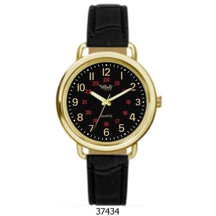 3743 - Faux Leather Band Watch