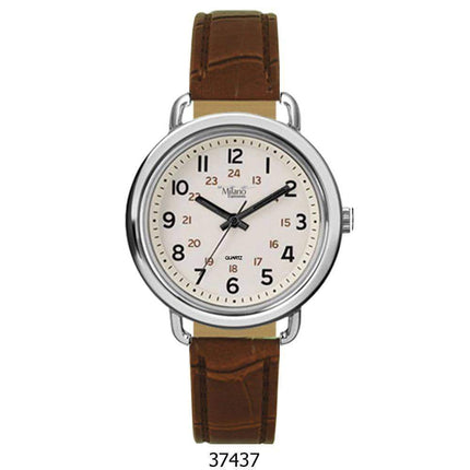 3743 - Faux Leather Band Watch