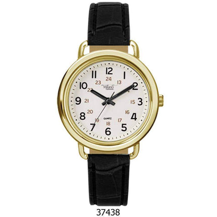 3743 - Faux Leather Band Watch