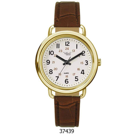 3743 - Faux Leather Band Watch