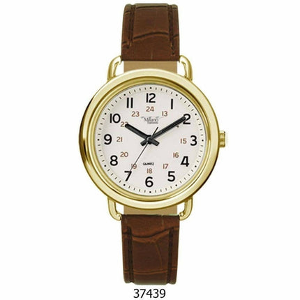 3743 - Faux Leather Band Watch
