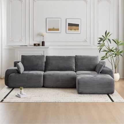 Modern Memory Foam Compressed Sofa,Large Sectional Couches For Living