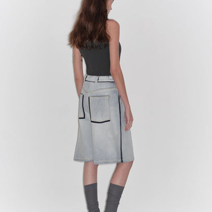 “Unruly Sonata” Neutral Style Loose Feeling Imported Washed Mid Rise