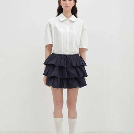 "Sea Salt & Sugar" cotton short-sleeved shirt