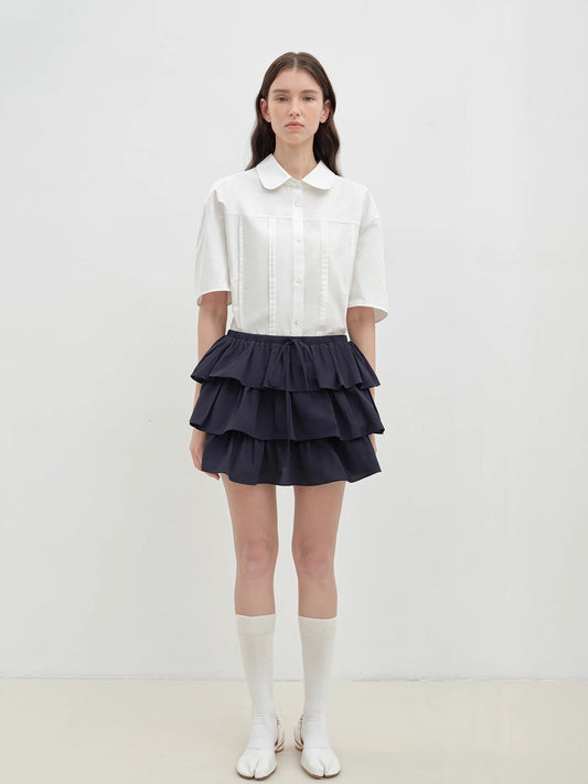 "Sea Salt & Sugar" cotton short-sleeved shirt