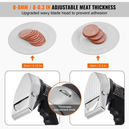 Electric Shawarma Knife, 80W Professional Turkish Kebab Knife,