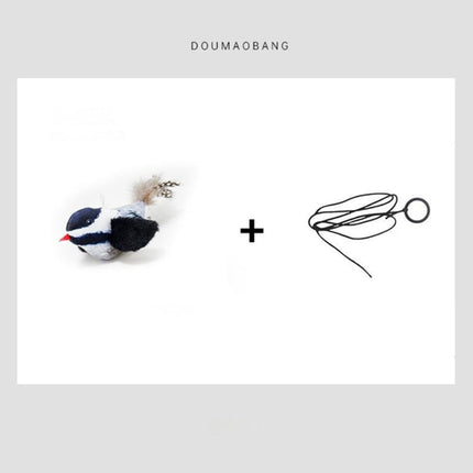 Cute Bird Design Cat Teaser Toy, SimulationParrot Cat Teaser Toy,